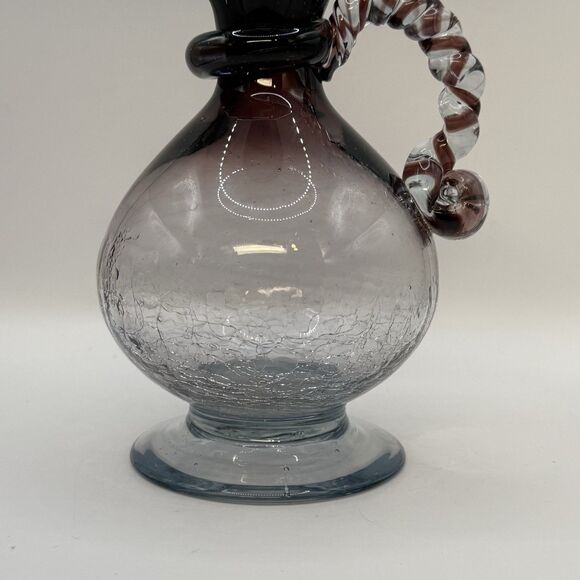 Japanese Ryukyu Glass Decanter Purple - Picture 7 of 10